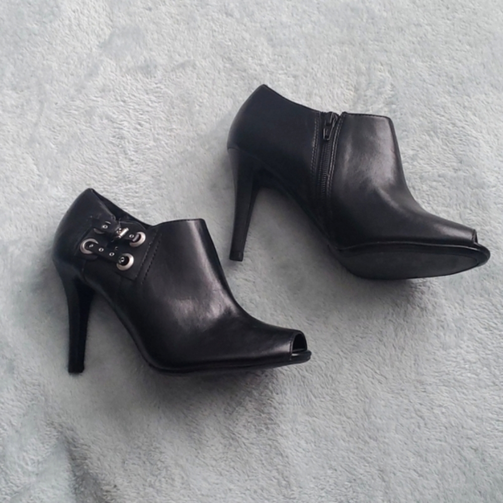 🌟Studio Paolo S-Cora Peep-Toe Booties - Picture 5 of 8